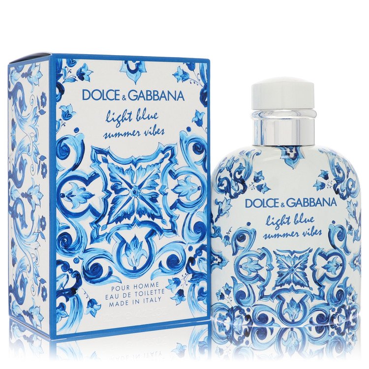 Light Blue Summer Vibes by Dolce & Gabbana Eau De Toilette Spray 4.2 oz for Men - GreatEagleInc