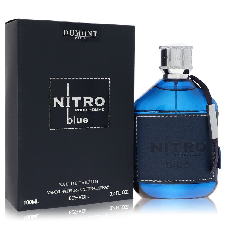 Dumont Nitro Blue by Dumont Paris Eau De Parfum Spray 3.4 oz for Men - GreatEagleInc