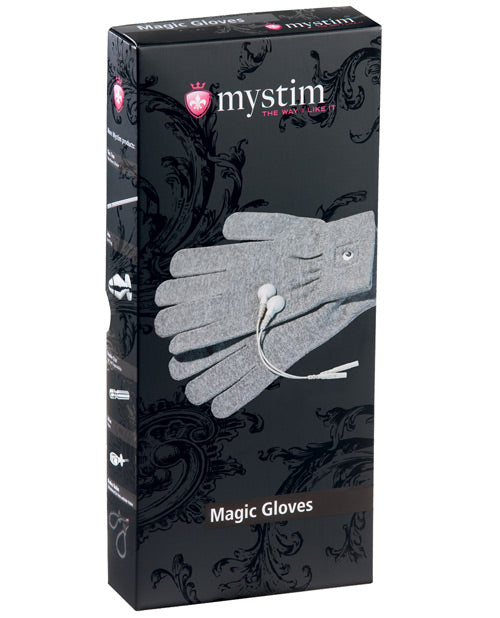 Mystim eStim Magic Gloves - Gray - GreatEagleInc