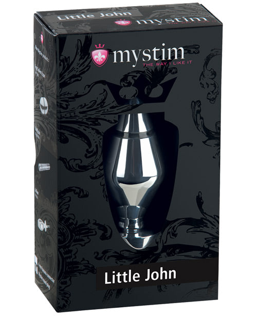 Mystim Little John Buttplug Small Aluminum - Silver Default Title
