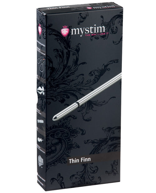 Mystim Thin Finn eStim Urethral Sound - Silver Default Title