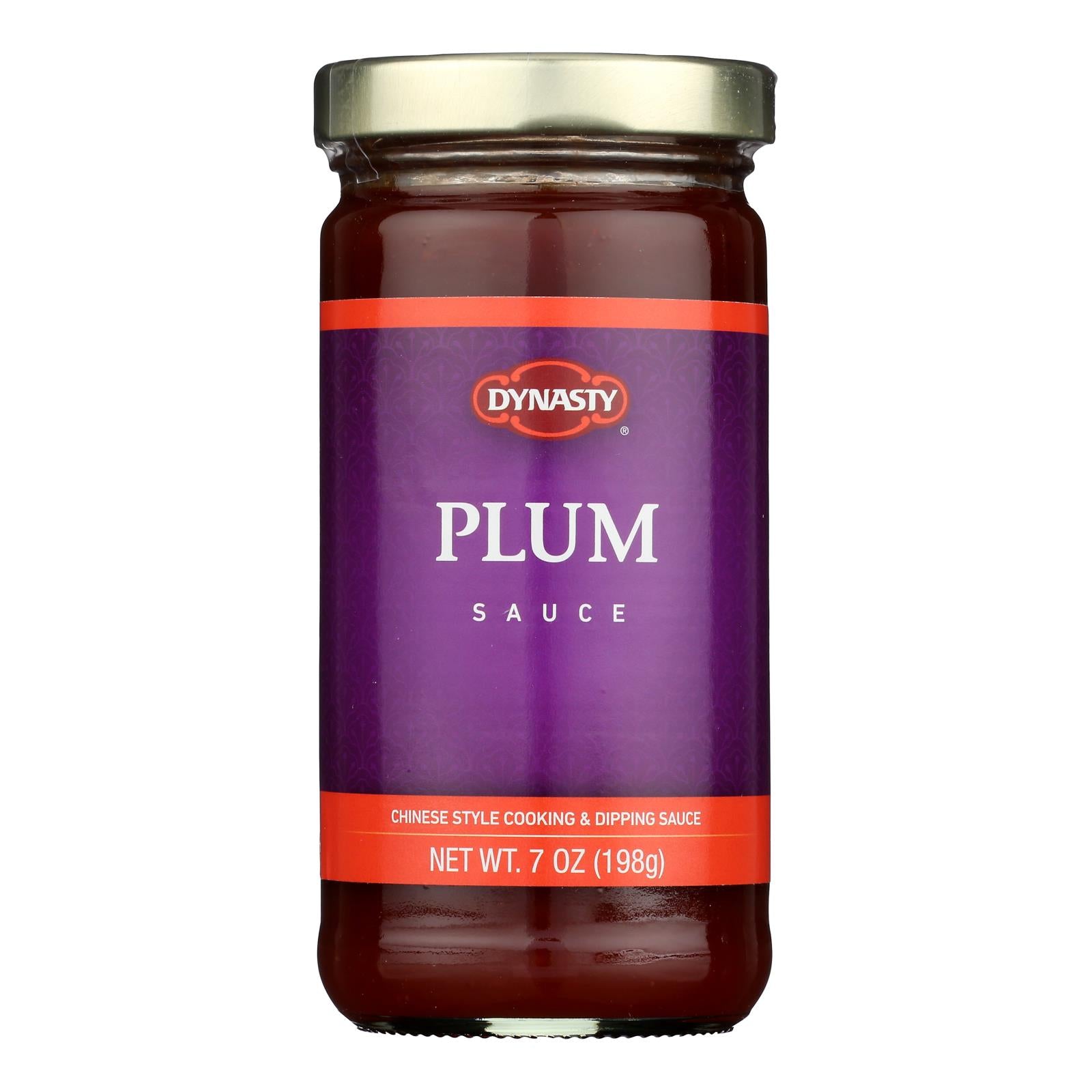 Dynasty Sauce - Plum - Case Of 12 - 7 Oz. - GreatEagleInc