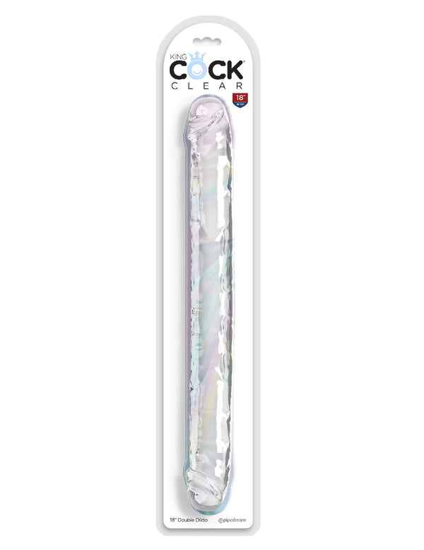 18 Inch Double Dildo - Clear Default Title