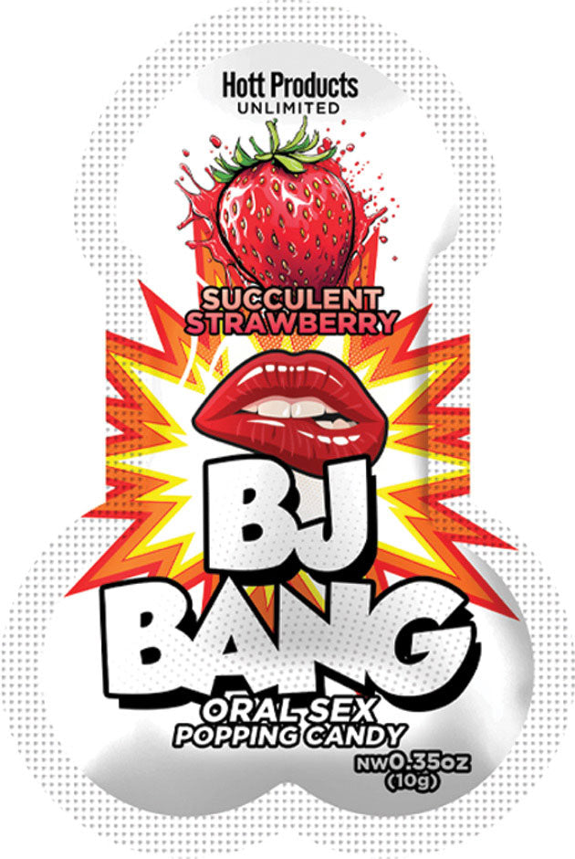 Bj Bang - Oral Sex Popping Candy - Strawberry 10gm - GreatEagleInc