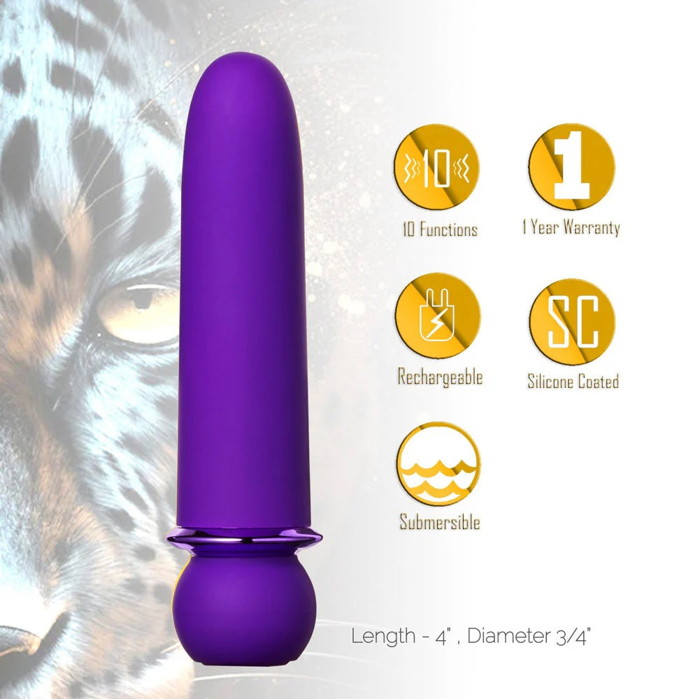 Jaguar Powerful Bullet Purple Rechargeable - GreatEagleInc