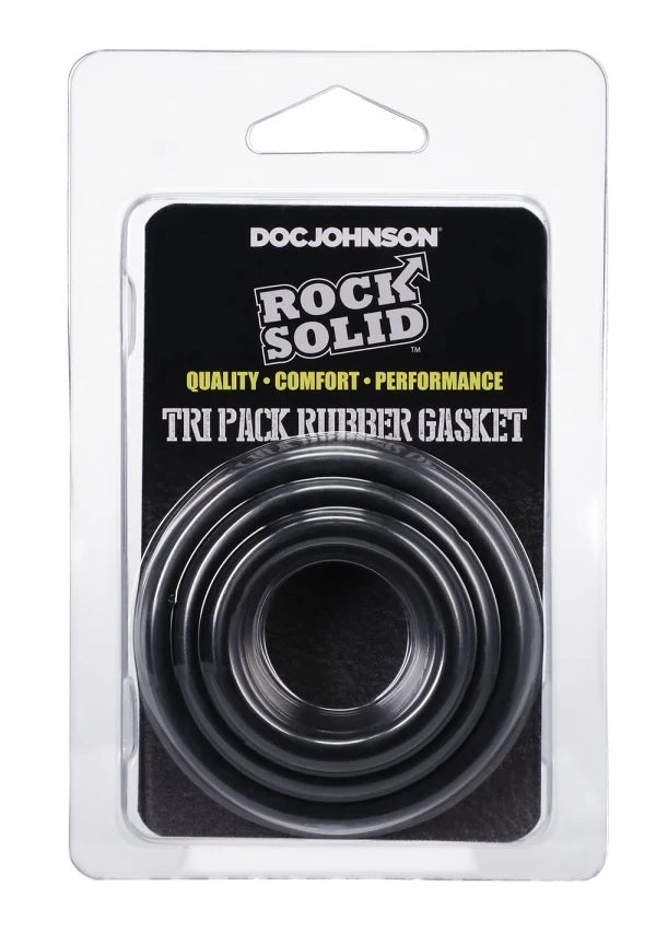 Rock Solid Tri-pack Rubber Gasket - GreatEagleInc