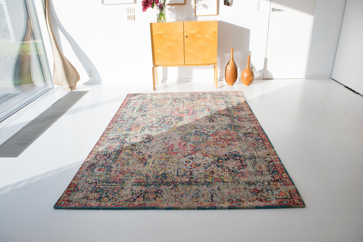7' X 9' Red Oriental Non Skid Area Rug - Home & Garden