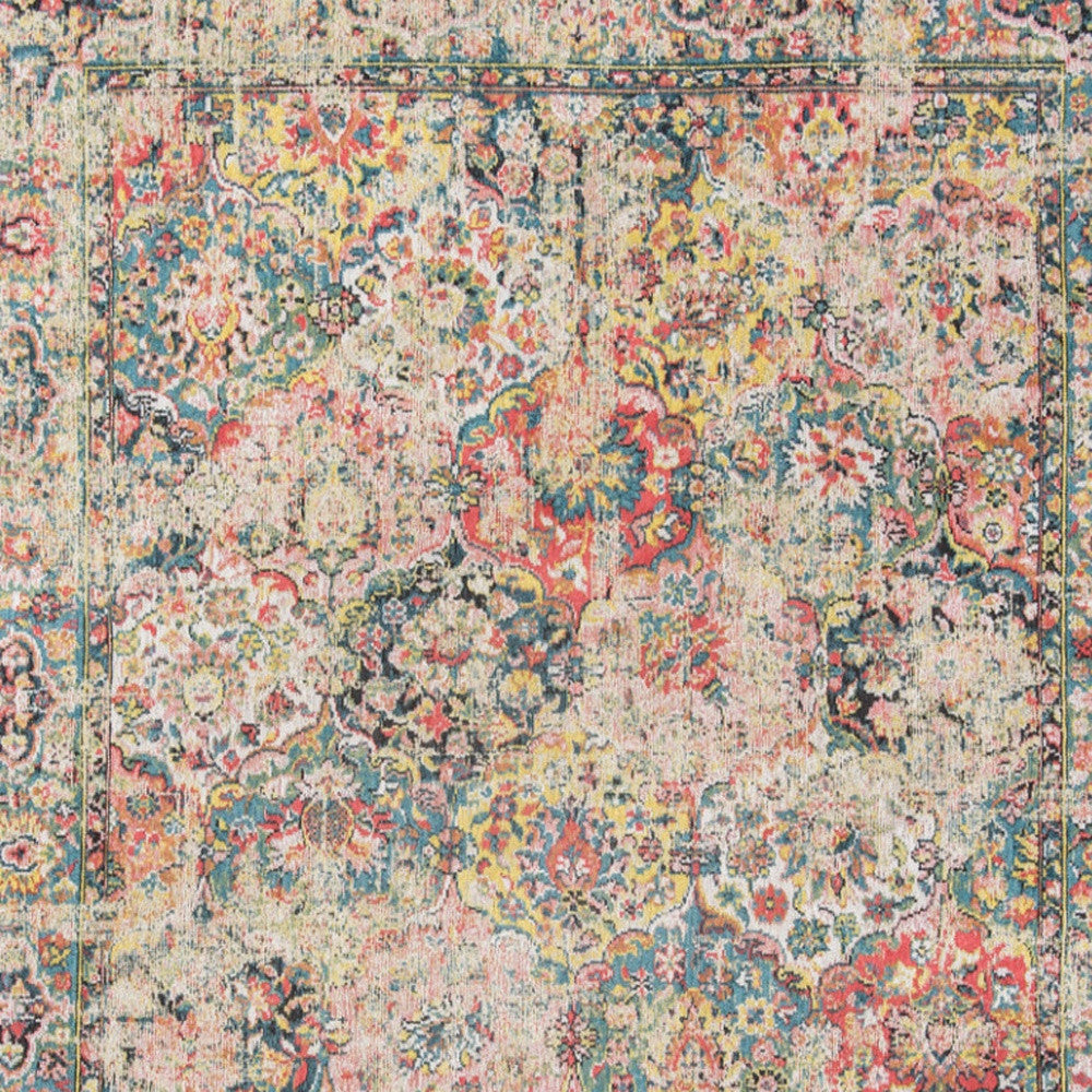 7' X 9' Red Oriental Non Skid Area Rug - Home & Garden
