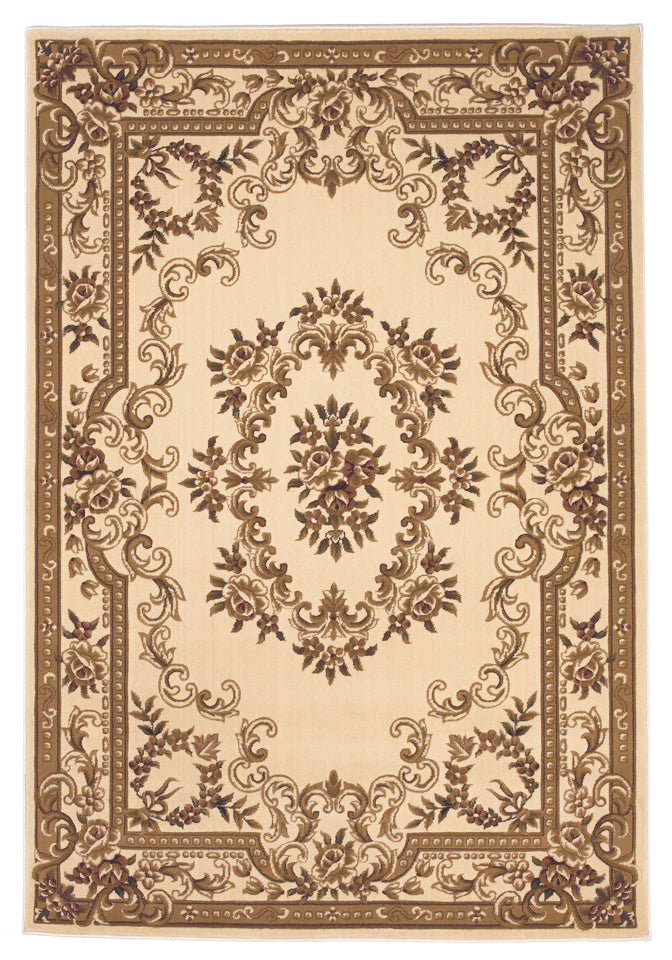 9' X 13' Polypropylene Ivory Area Rug Default Title