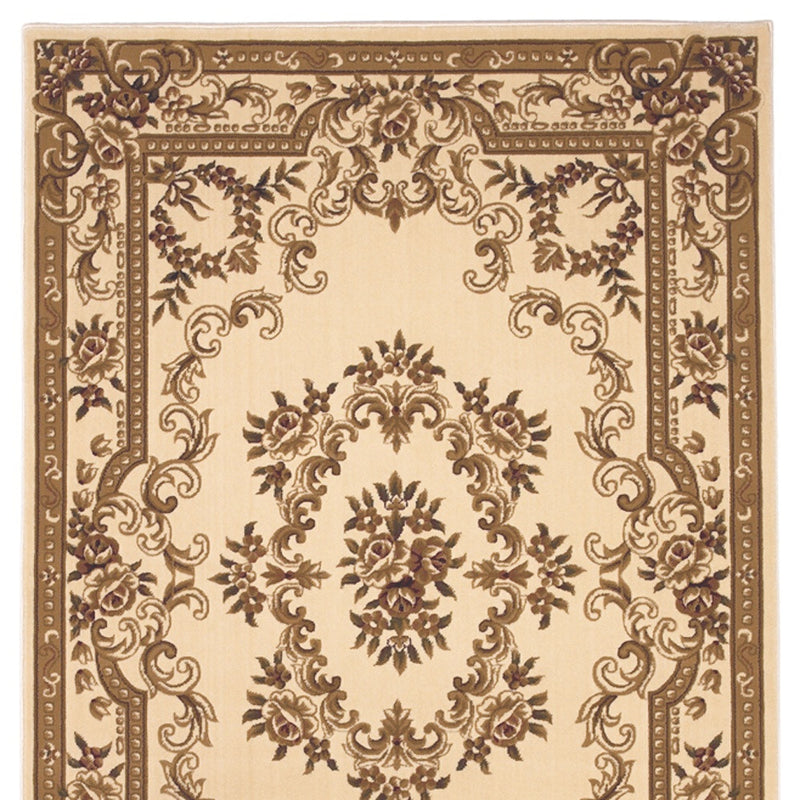 9' X 13' Polypropylene Ivory Area Rug
