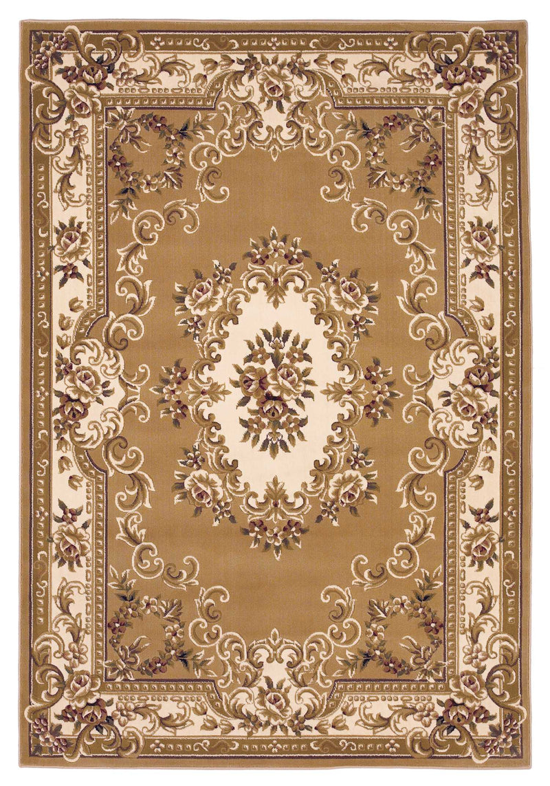 9' X 13' Polypropylene Beigeor Ivory Area Rug