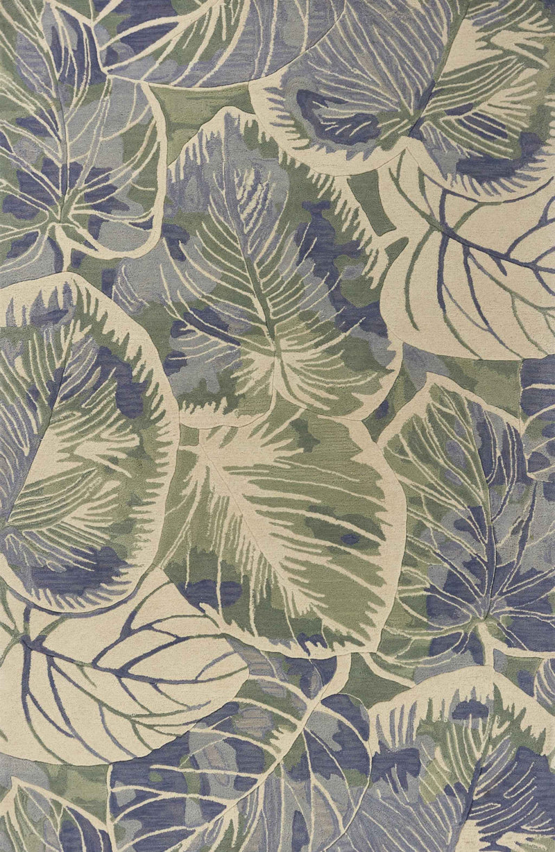 9' X 12' Blue Wool Handmade Area Rug