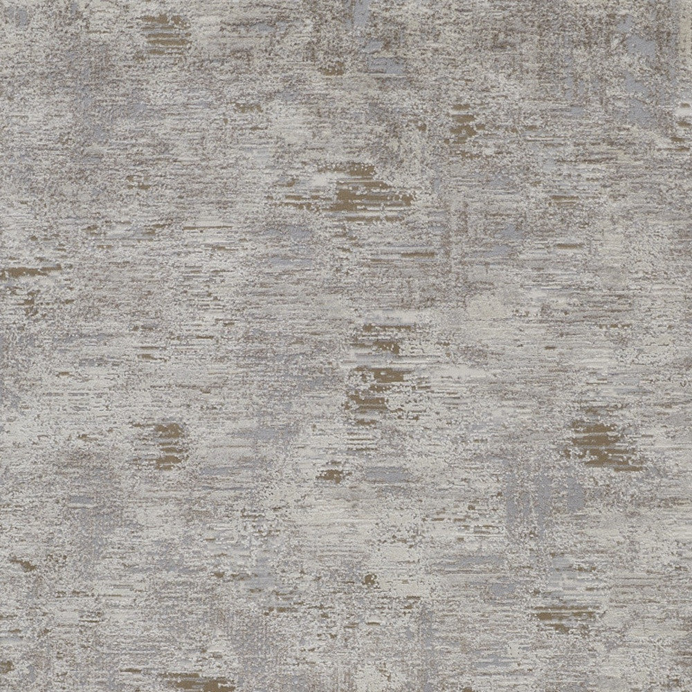 2' X 3' Gray Ivory And Tan Abstract Distressed Area Rug - Home & Garden