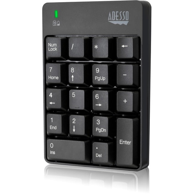 Adesso WKB-6010UB - Wireless Spill Resistant 18-Key Numeric Keypad - GreatEagleInc