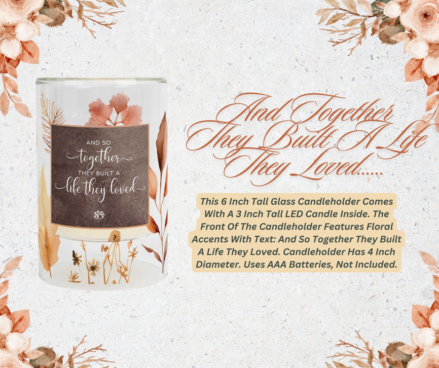 Candleholder They Built A Life They 6in - Multi / 1 - Religious Jewelry