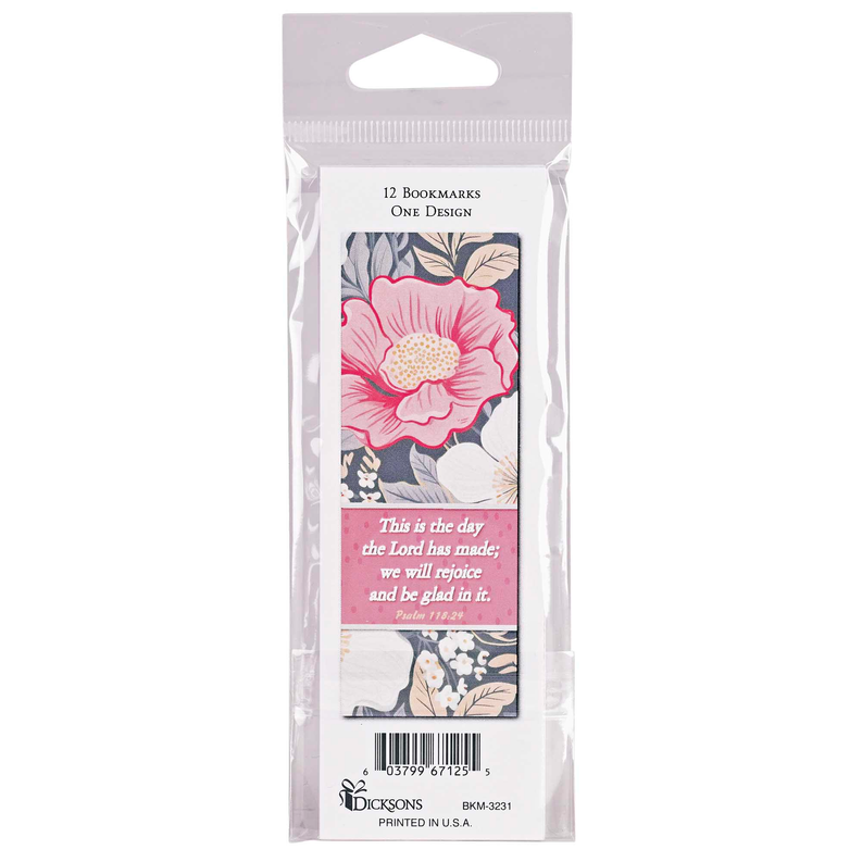 Bookmark This Is The Day 2x6 12-Pack - MULTI / 6 - Religious Jewelry