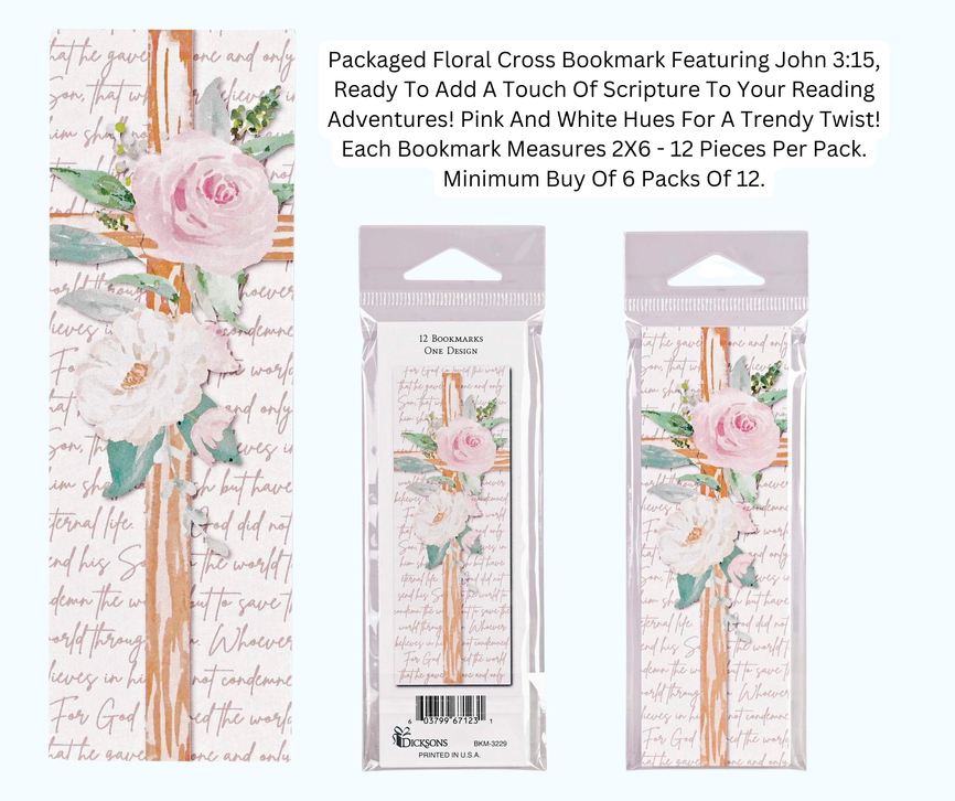 Bookmark You Cannot Throw 2x6 12-Pack - WHT / 6 - Religious Jewelry