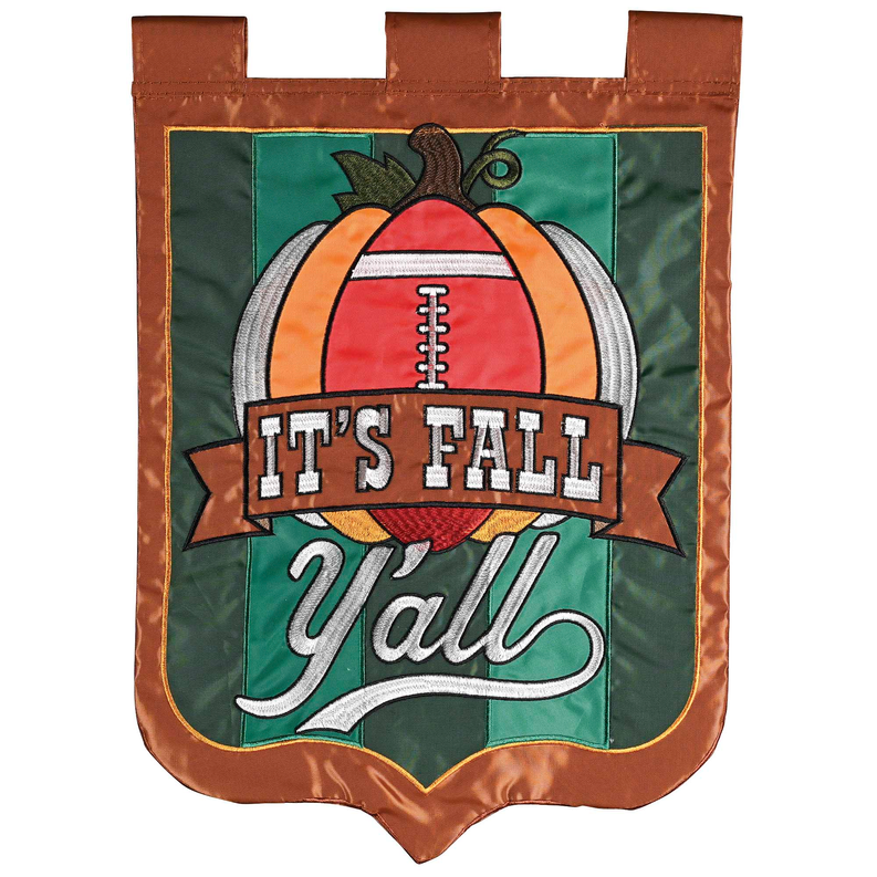 Flag Football Its Fall YAll 13x18 - Orange/Green / 1 - Religious Jewelry