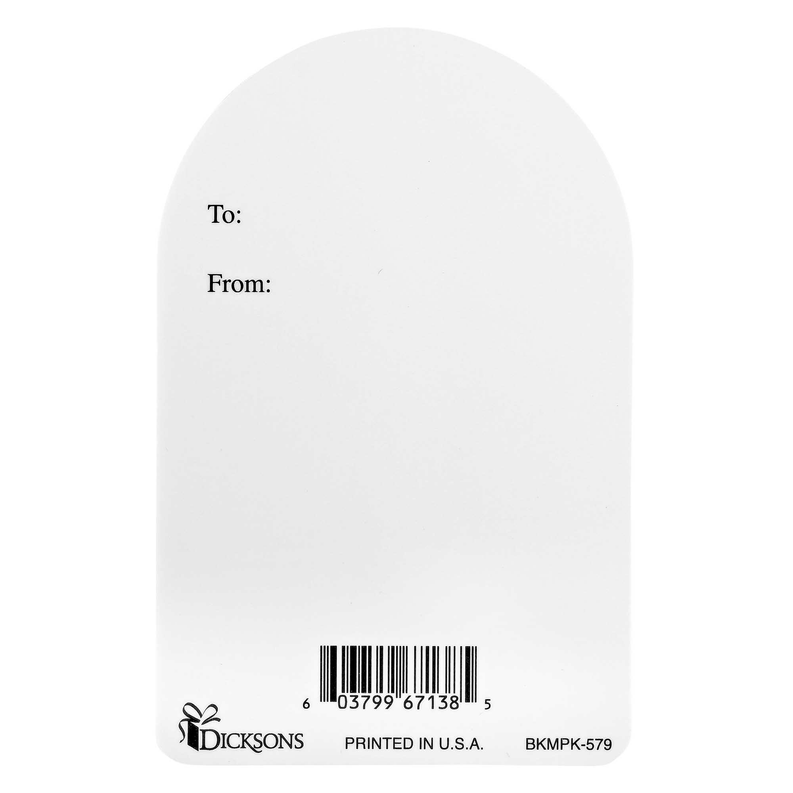 White pocket card back with To/From lines, barcode, and Dicksons logo