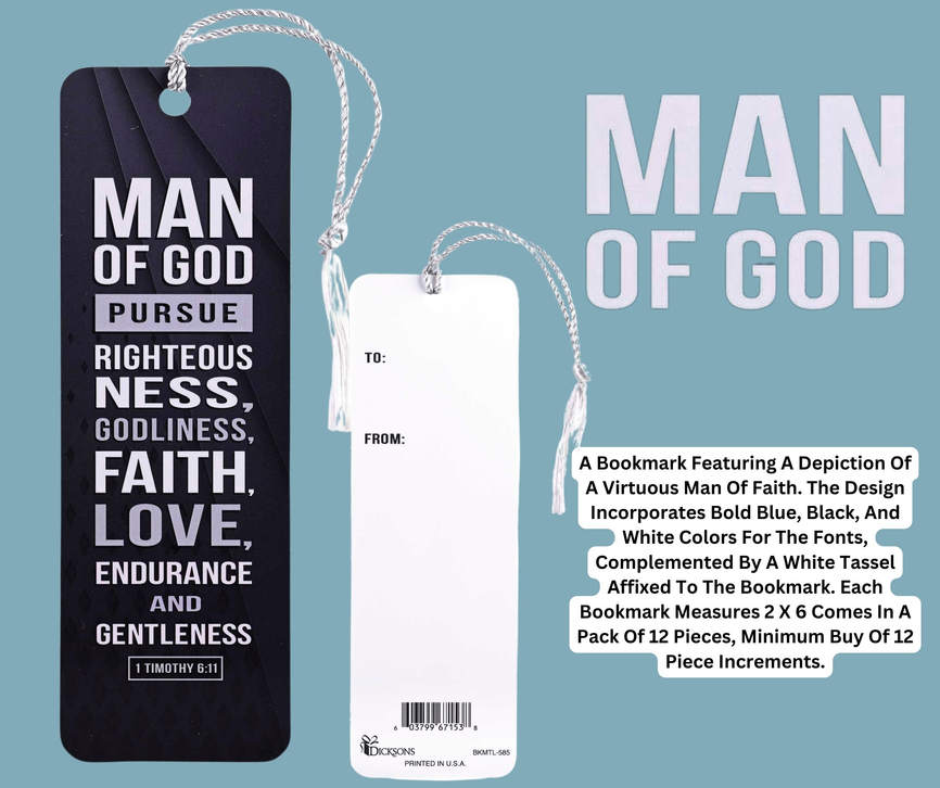 Religious tassel bookmark set, dark bookmark and white blank tag on braided strings