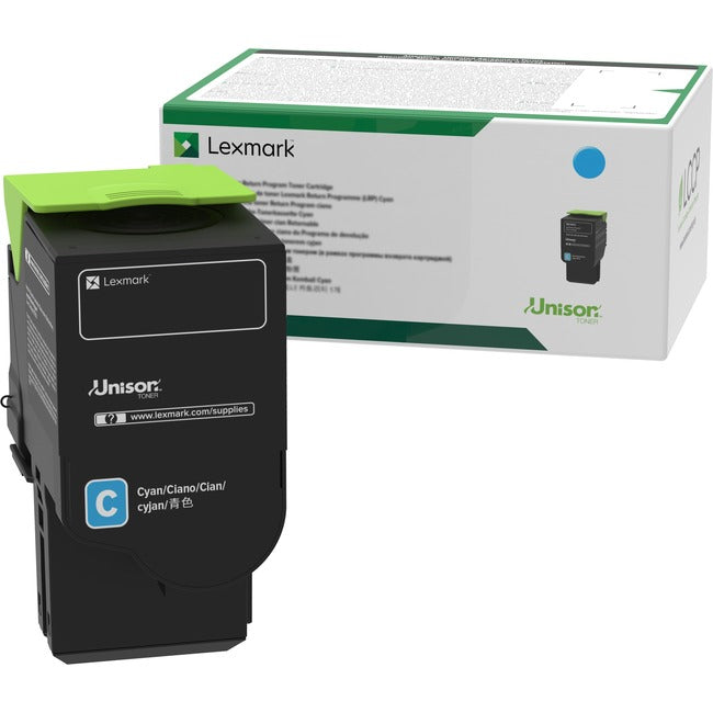Lexmark Unison Toner Cartridge - Cyan - GreatEagleInc