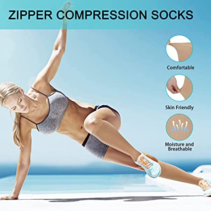 Compression Sock With Zip - GreatEagleInc