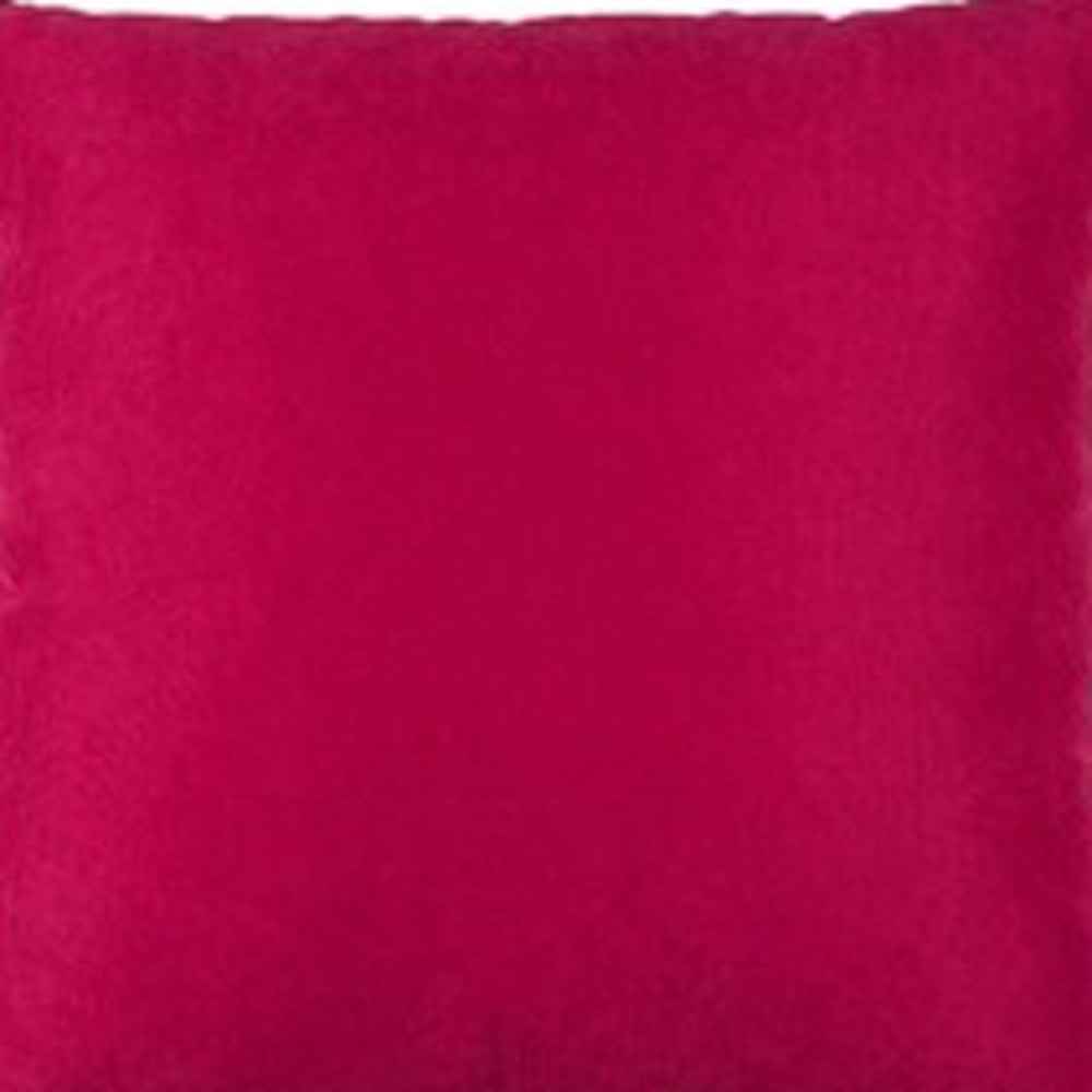 Set Of Four 22" X 22" Pink Polyester Zippered Pillow Cover