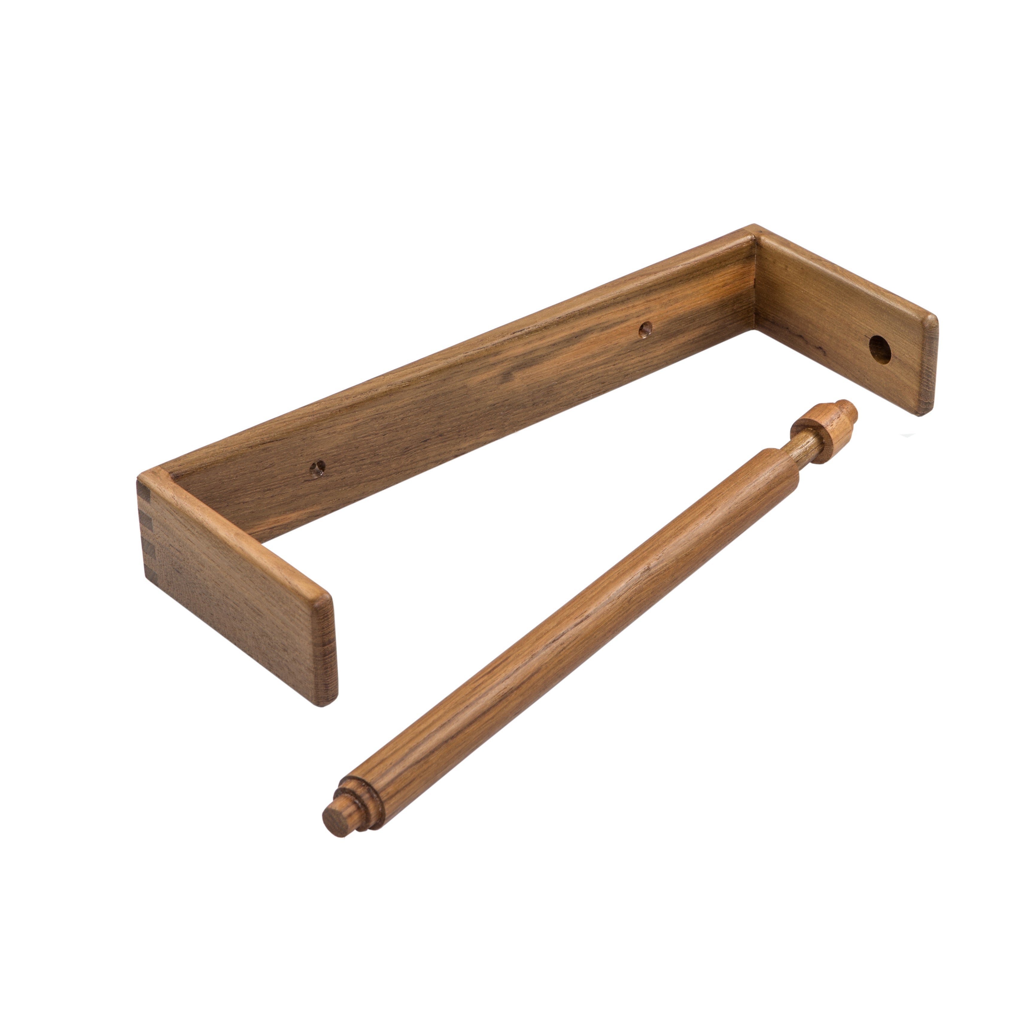 Wall Mounted 12.25 " Wood Paper Towel Holder - Kitchen & Dining