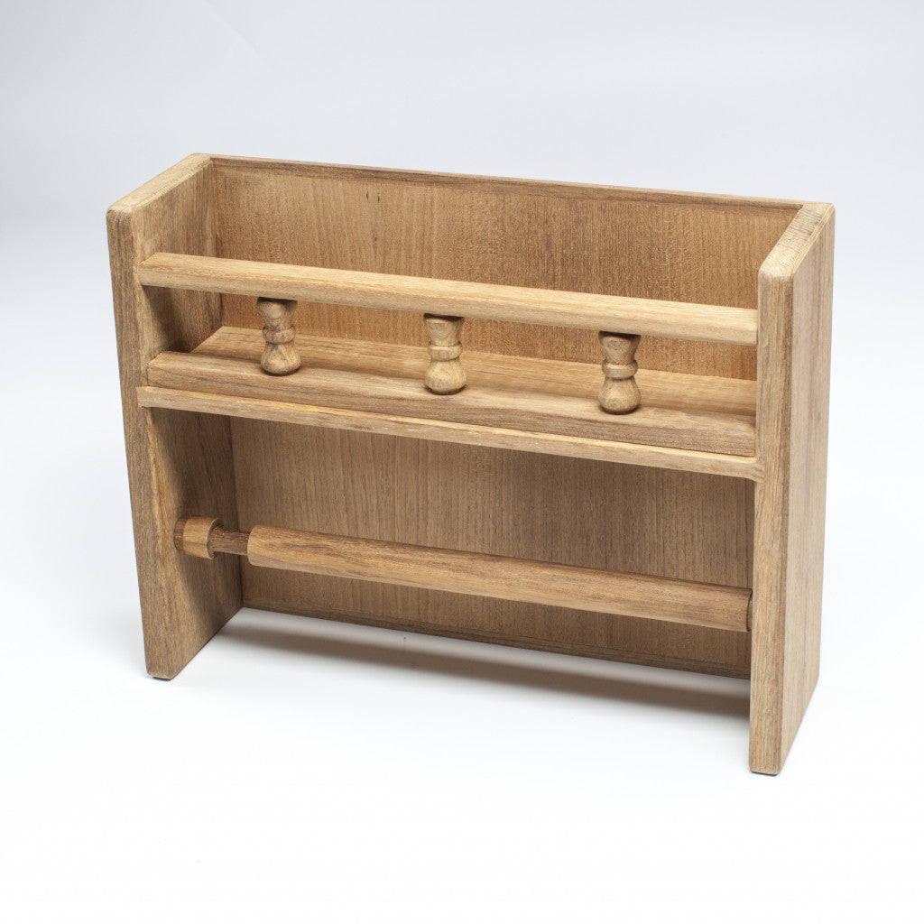 Wall Mounted 13.07 " Wood Spice Jar & Rack Set - Kitchen & Dining