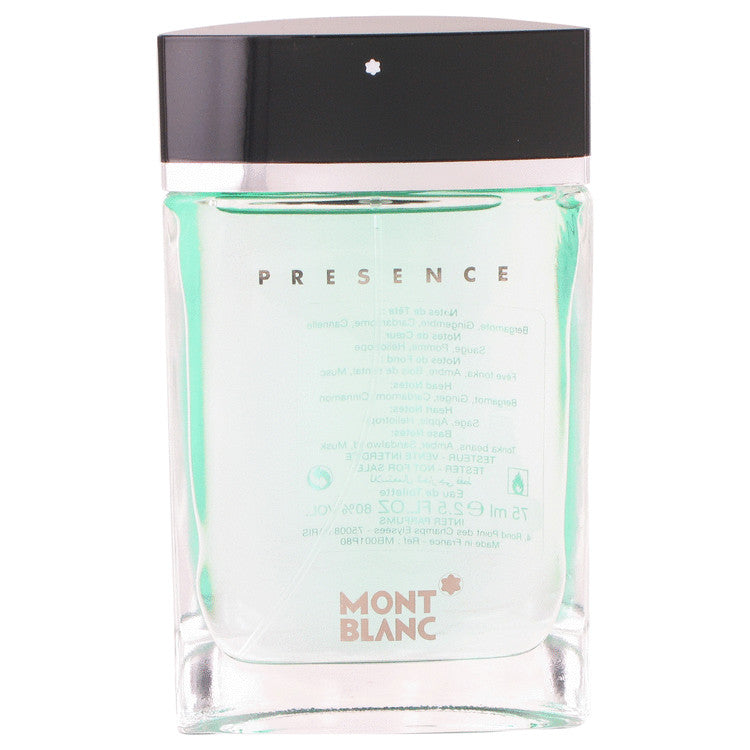 Presence by Mont Blanc Eau De Toilette Spray for Men 2.5 Oz