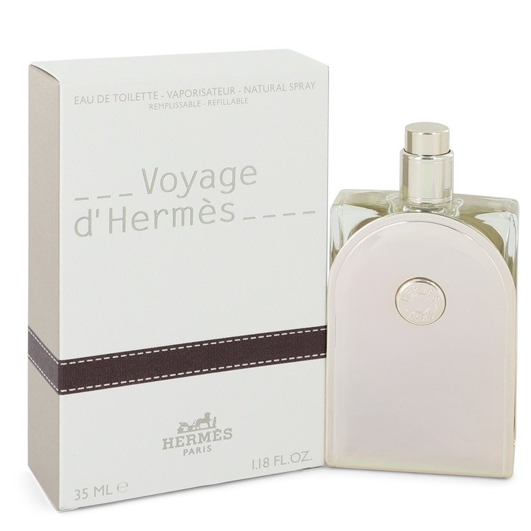 Voyage D'Hermes by Hermes Eau De Toilette Spray Refillable for Men 1.18 Oz