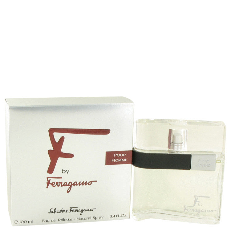 F by Salvatore Ferragamo Eau De Toilette Spray for Men 3.4oz Regular