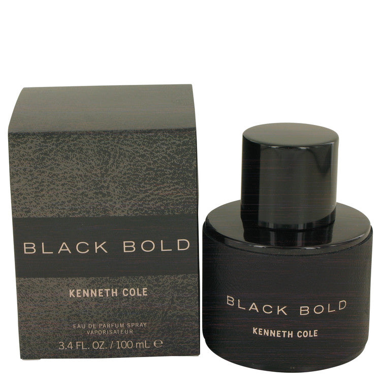 Kenneth Cole Black Bold by Kenneth Cole Eau De Parfum Spray 3.4 oz for Men - GreatEagleInc