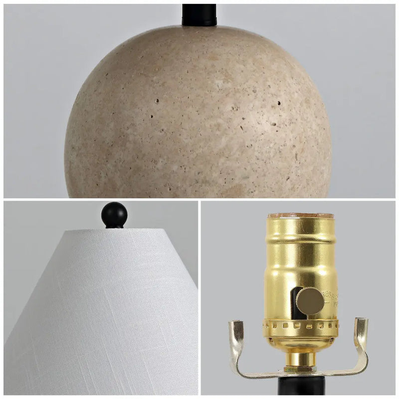 16" Beige Novelty Table Lamp With Empire Shade Homeroots Lighting