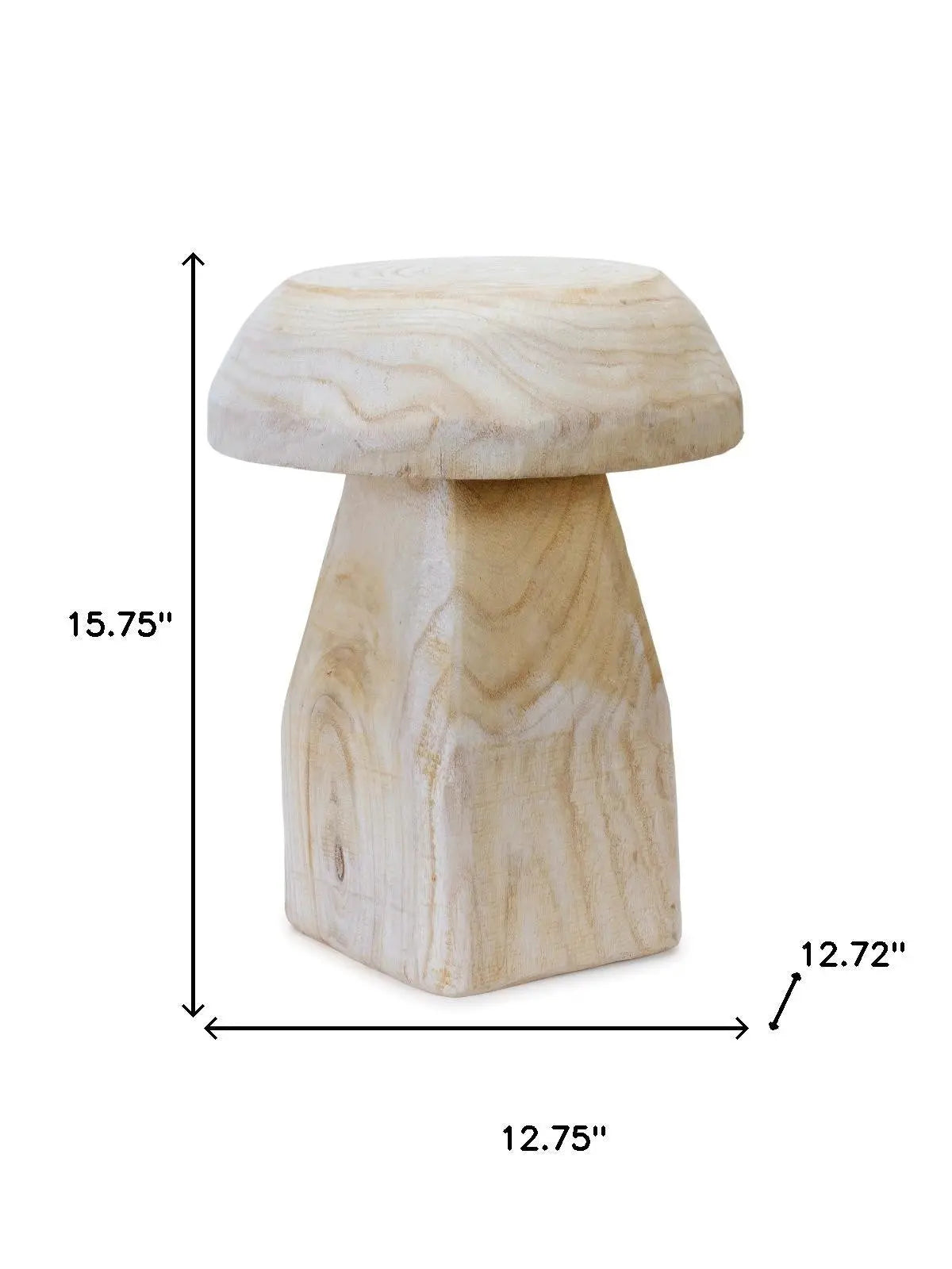 16" Beige Solid and Manufactured Wood Floral Bouquet Garden Accents Accessories Homeroots Outdoor