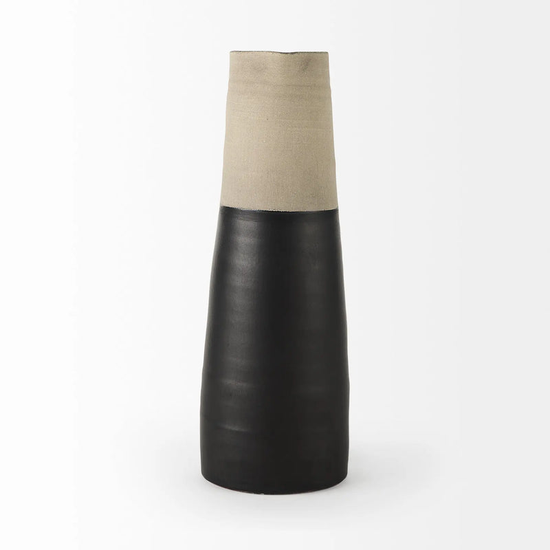 16" Black Ceramic Decorative Jug Homeroots Home Decor