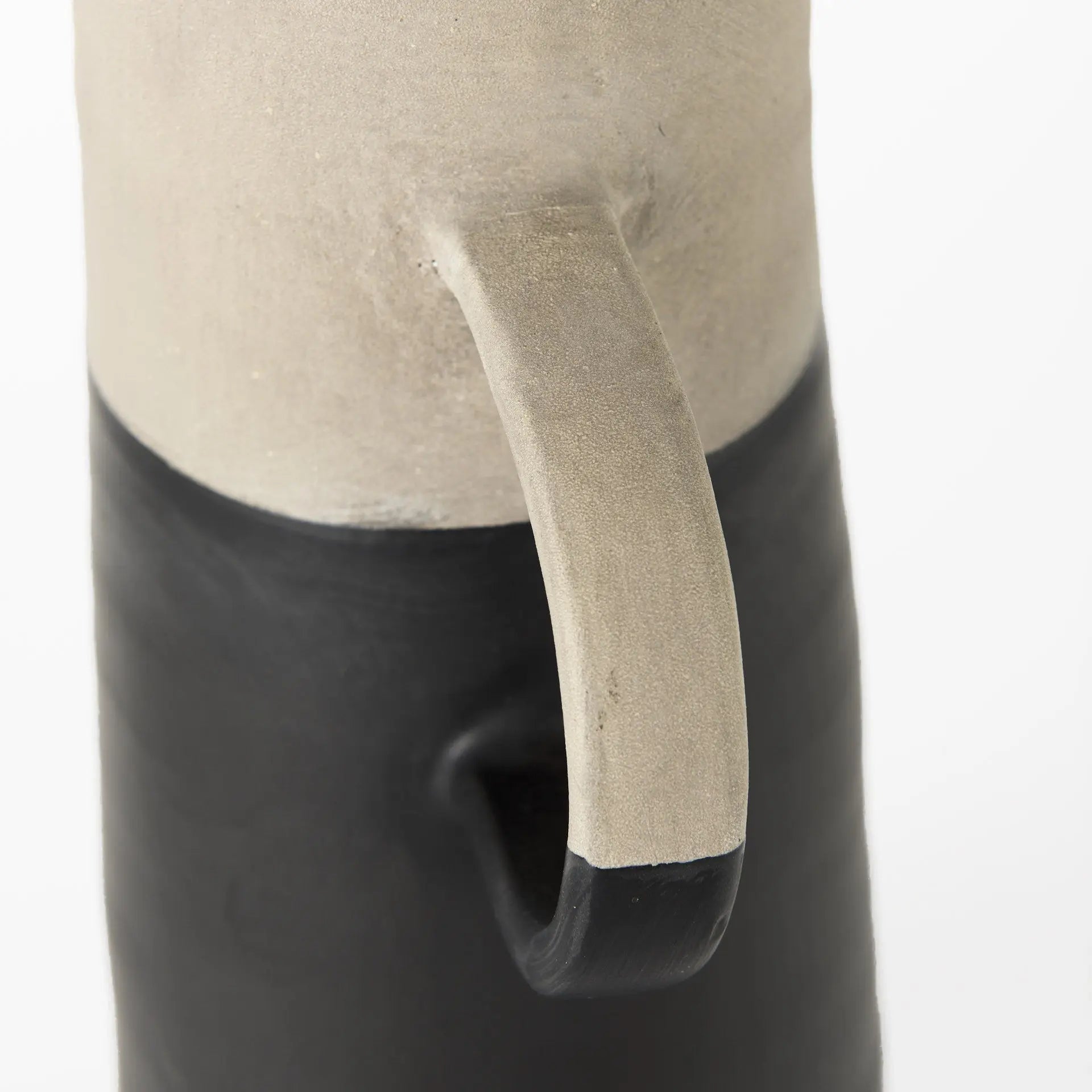 16" Black Ceramic Decorative Jug Homeroots Home Decor