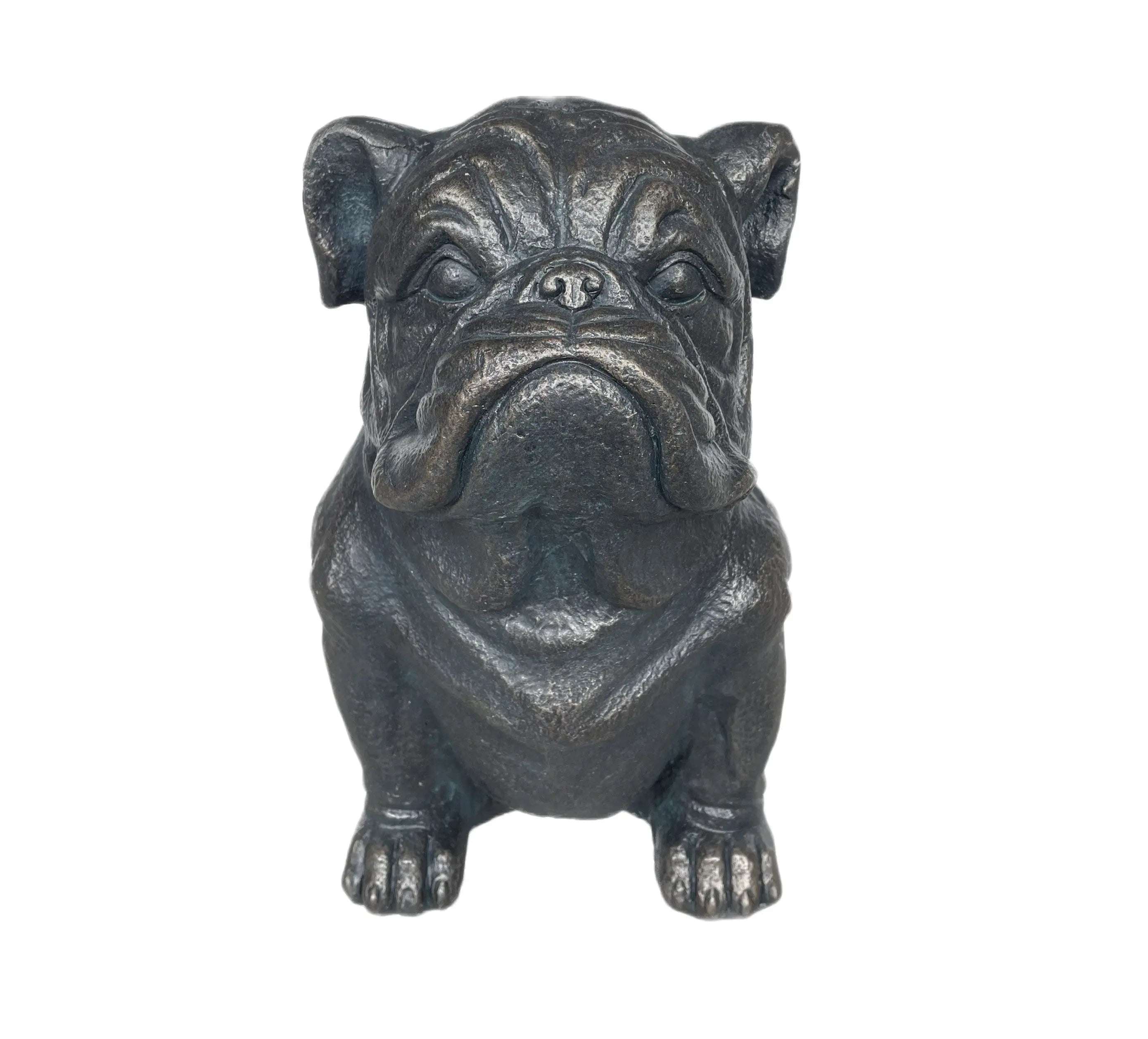 16" Black Polyresin Dog Outdoor Statue Homeroots Outdoor