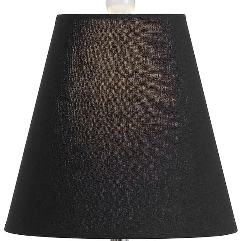 16" Clear Novelty Table Lamp With Empire Shade Homeroots Lighting