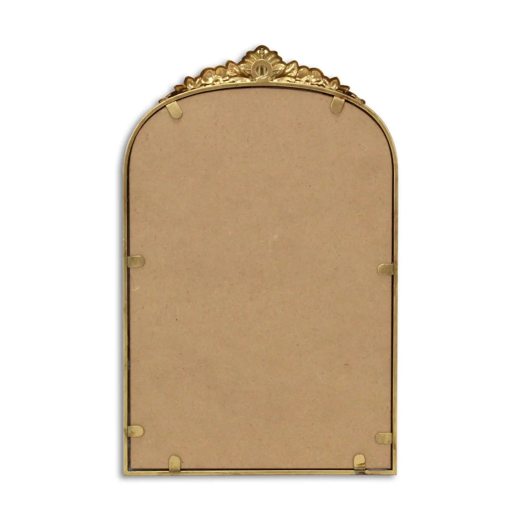 16" Gold Metal Arch Accent Mirror Homeroots Bed & Bath