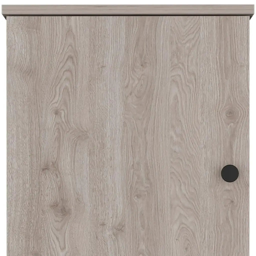 16" Light Gray Wood Floating Single Door Bathroom Vanity And Medicine Cabinet Homeroots Bed & Bath
