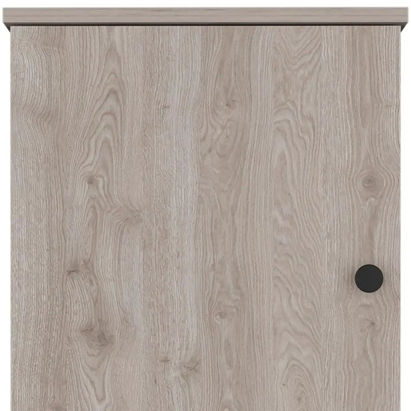 16" Light Gray Wood Floating Single Door Bathroom Vanity And Medicine Cabinet Homeroots Bed & Bath