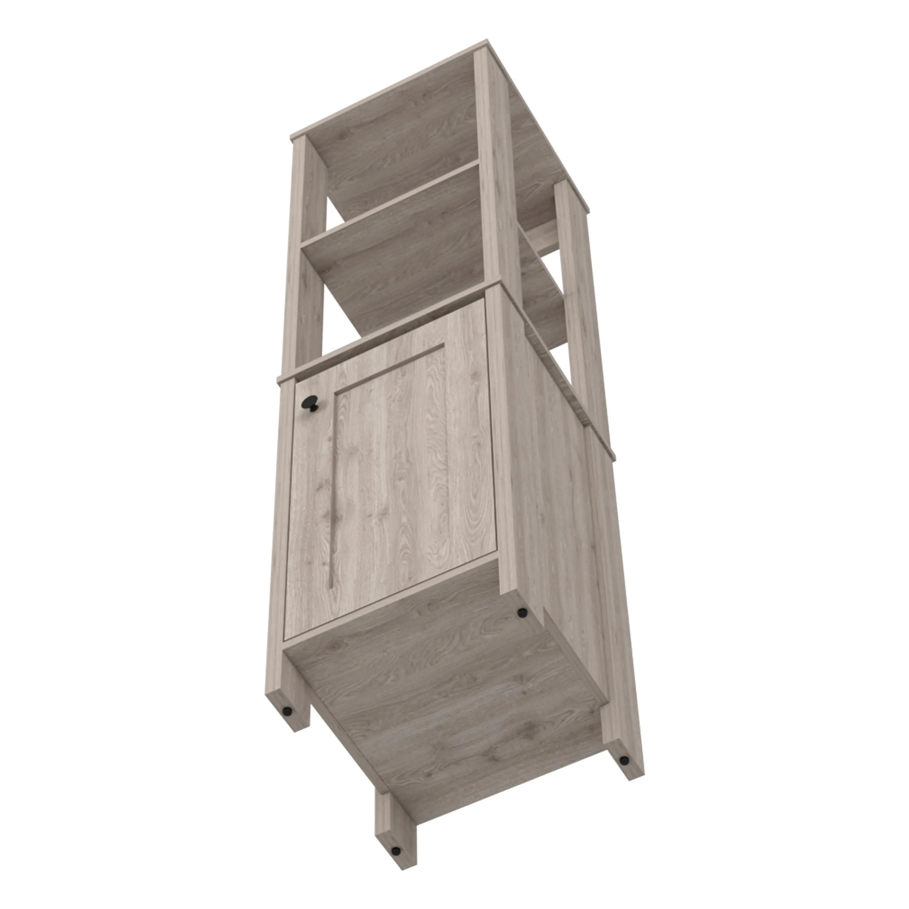16" Light Gray Wood Freestanding Single Door Bathroom Vanity Homeroots Bed & Bath