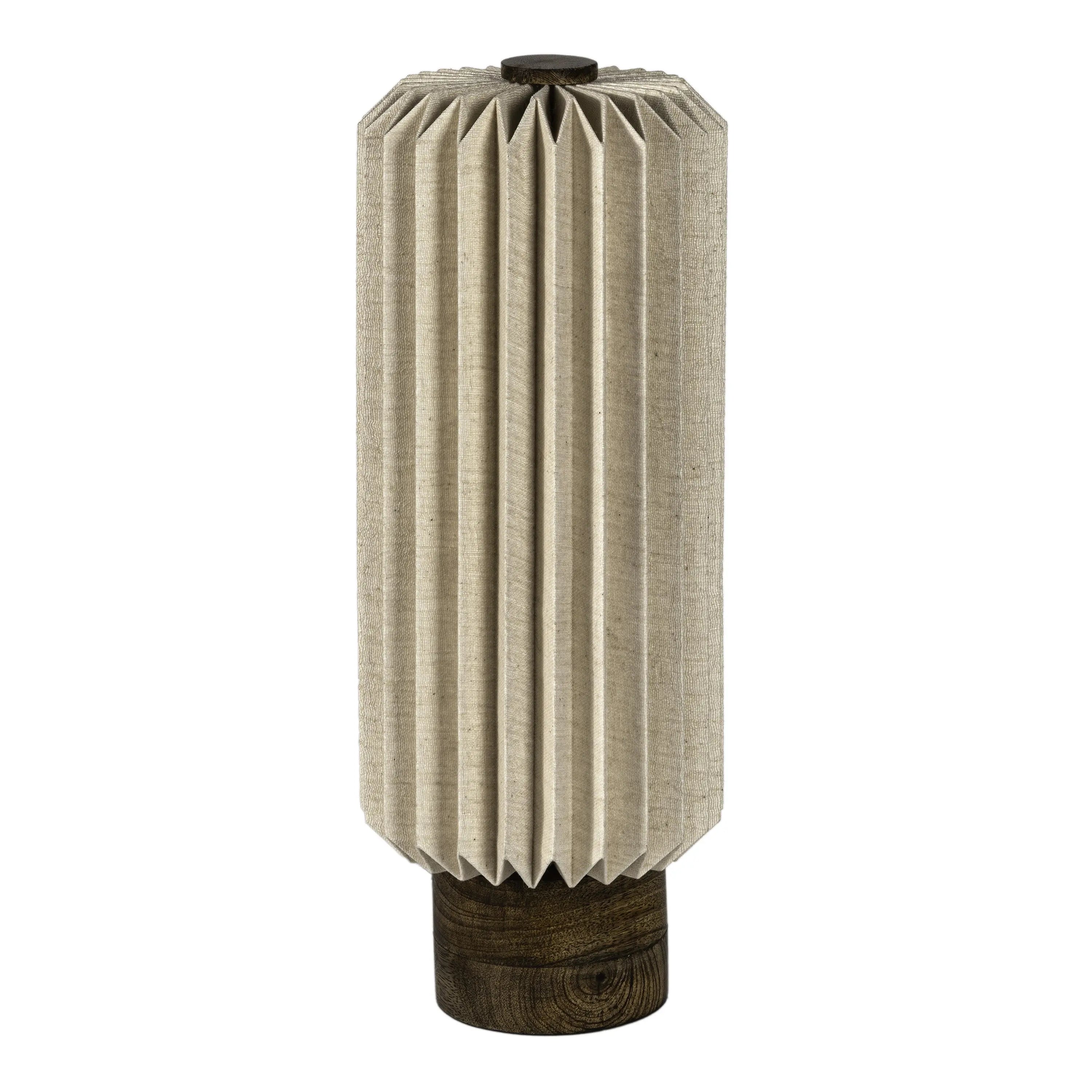 16" Natural Geometric Bedside Lamp With Cylinder Shade Homeroots Lighting