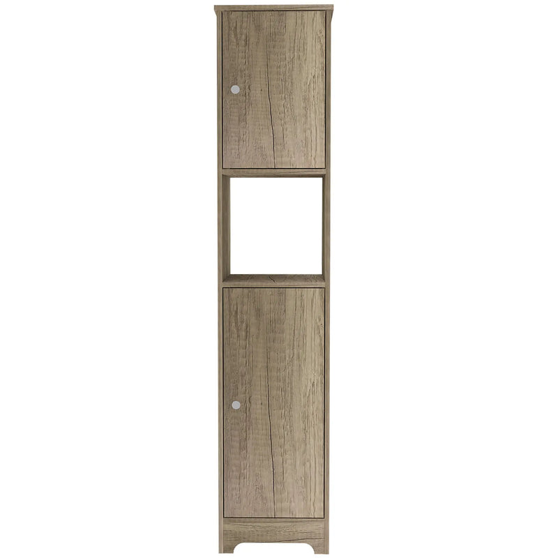 16" Natural Wood Accent Cabinet With Two Doors Homeroots Kitchen & Dining