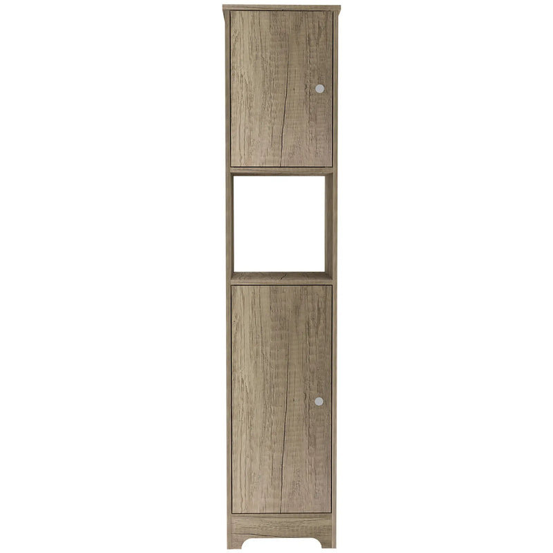 16" Natural Wood Accent Cabinet With Two Doors Homeroots Kitchen & Dining