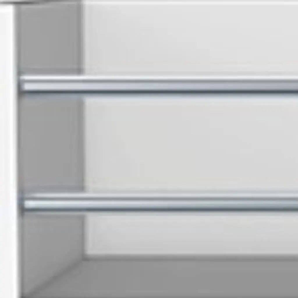 16" White Wood Bar Cart Homeroots Kitchen & Dining