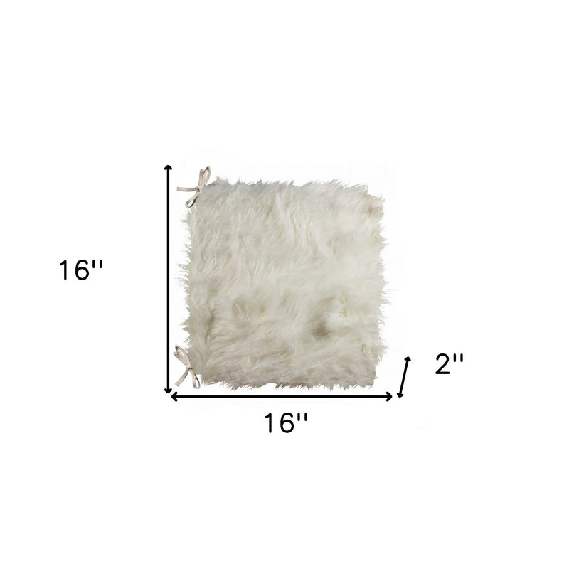 16" X 16" Off White Acrylic Solid Color Pad Homeroots Kitchen & Dining