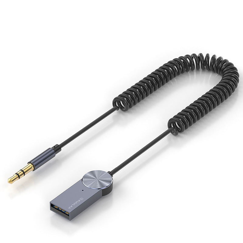 Aux Bluetooth-compatible Adapter Dongle Cable For Car 3.5mm Jack Aux 5.0 Receiver Speaker Audio Music Transmitter