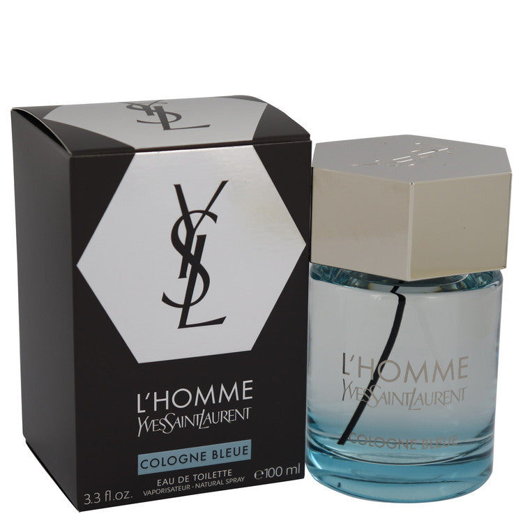 L'homme Cologne Bleue by Yves Saint Laurent Eau De Toilette Spray for Men 3.4oz